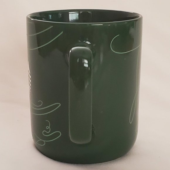 Starbucks Holiday Coffee Cup Green with Light Green Swirl 2020 - Picture 2 of 6